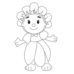 Happy Fifi Free Coloring Page for Kids