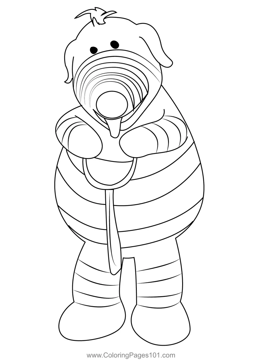 Baby Pom Playing Game Coloring Page for Kids - Free Fimbles Printable ...