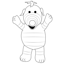 Happy Fimbles Free Coloring Page for Kids