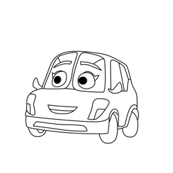 Carly Firebuds Free Coloring Page for Kids