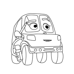 Pam Porter Firebuds Free Coloring Page for Kids