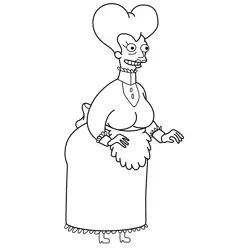 Carol Miller Free Coloring Page for Kids