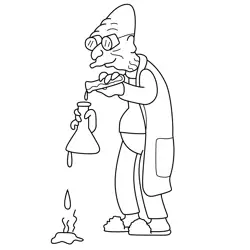 Farnsworth 2 Free Coloring Page for Kids