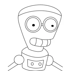 Mars University Free Coloring Page for Kids