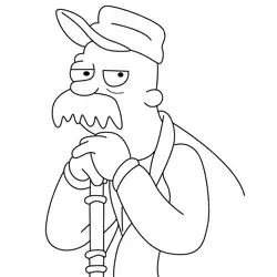 Scruffy 2 Free Coloring Page for Kids