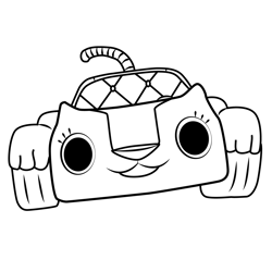 Carlita Gabby's Dollhouse Free Coloring Page for Kids
