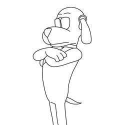 Brutus Free Coloring Page for Kids