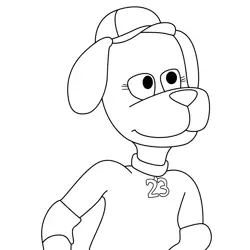 Catch Morely Free Coloring Page for Kids