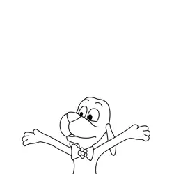 Cheddar Biscuit Barker Free Coloring Page for Kids