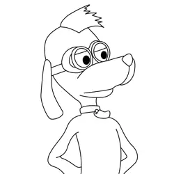 Frank Free Coloring Page for Kids