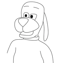 Picnic Dog 1 Free Coloring Page for Kids
