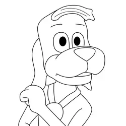 Spike Barker Free Coloring Page for Kids
