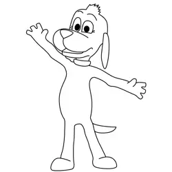 Tag Barker 1 Free Coloring Page for Kids