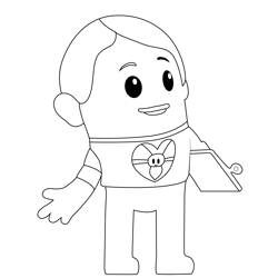 Isabela Go Jetters Free Coloring Page for Kids