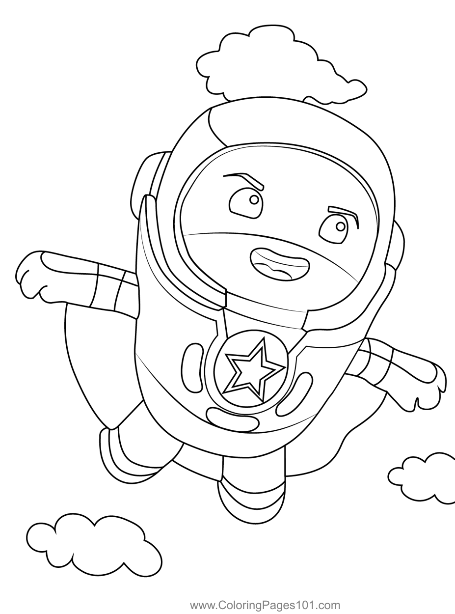 Colouring Xuli Sheet Go Jetters Printable Gojetters Sketch Coloring Page