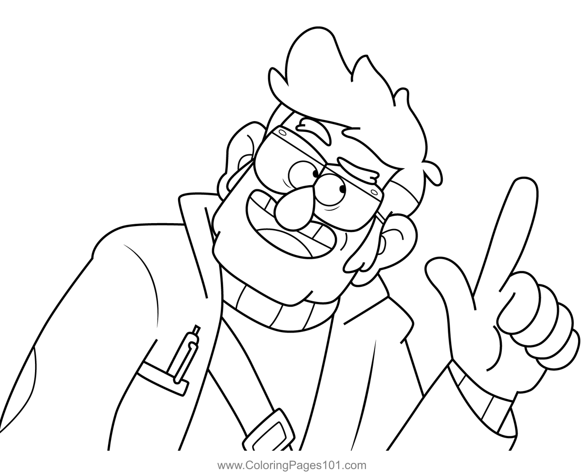 Ford Pines Happy Gravity Falls