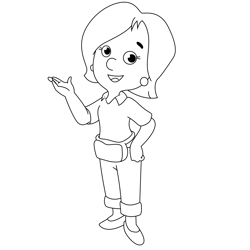 Kelly Free Coloring Page for Kids