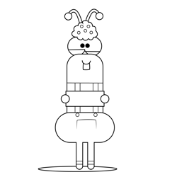 Hilly Hey Duggee Free Coloring Page for Kids