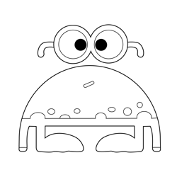 Nigel Crab Hey Duggee Free Coloring Page for Kids