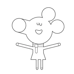 Norrie Hey Duggee Free Coloring Page for Kids