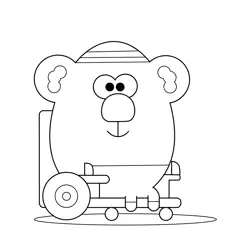 Rochelle Hey Duggee Free Coloring Page for Kids