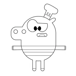Roly's Mum Hey Duggee Free Coloring Page for Kids