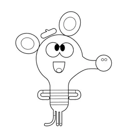 Tino Hey Duggee Free Coloring Page for Kids