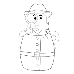 Characters Higglytown Free Coloring Page for Kids