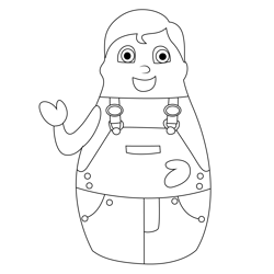 Plumber Free Coloring Page for Kids