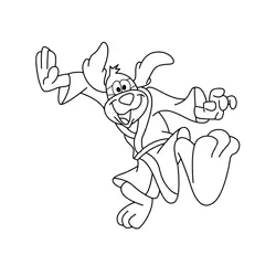 Hong Kong Phooey Free Coloring Page for Kids