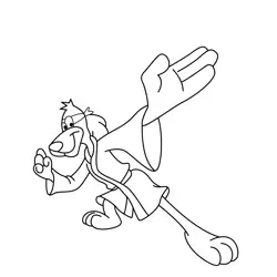 Hong Kong Phooey Free Coloring Page for Kids