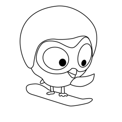 Hoot Hoot Go! 16 Free Coloring Page for Kids