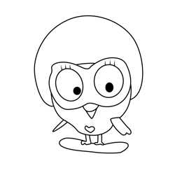 Hoot Hoot Go! 18 Free Coloring Page for Kids