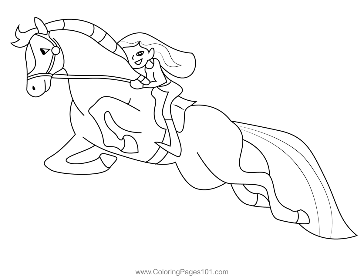 Horseland Jimber And Sarah Coloring Page For Kids Fre vrogue.co