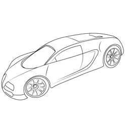 Hot Wheels Free Coloring Page for Kids