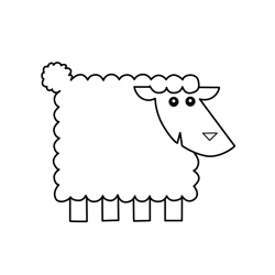 Curly Iconicles Free Coloring Page for Kids