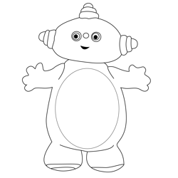 Colourful Characters Free Coloring Page for Kids