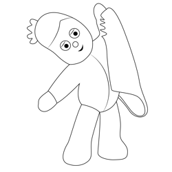 Soft Toy 1 Free Coloring Page for Kids