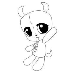 Baby Gir Free Coloring Page for Kids