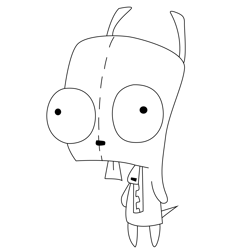 Gir 1 Free Coloring Page for Kids