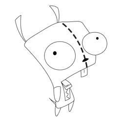 Gir Regular Free Coloring Page for Kids