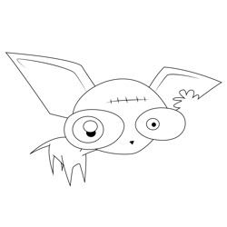 Invader Zim Free Coloring Page for Kids