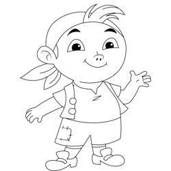 Cubby Free Coloring Page for Kids