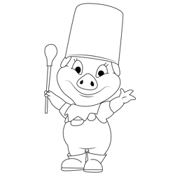 Jakers Piggley Free Coloring Page for Kids