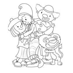 Jojo Family Free Coloring Page for Kids