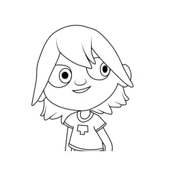 Jeanie Kazoops! Free Coloring Page for Kids