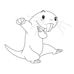 Rufus Free Coloring Page for Kids