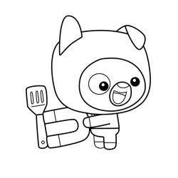 Pup 10 Kit and Pup Free Coloring Page for Kids