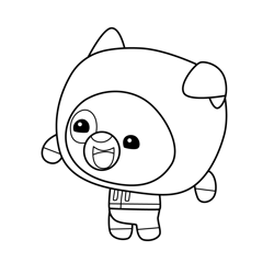 Pup 11 Kit and Pup Free Coloring Page for Kids