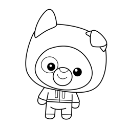 Pup 2 Kit and Pup Free Coloring Page for Kids